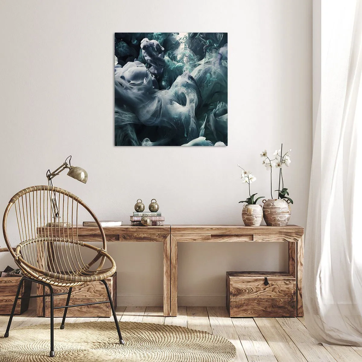 Obraz na plátně - Pohyb barvy - 40x40 cm