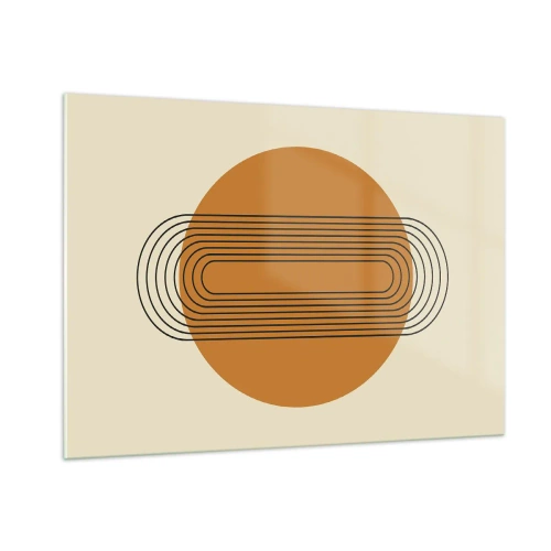 Obraz na skle - Dokonalý plán - 100x70 cm