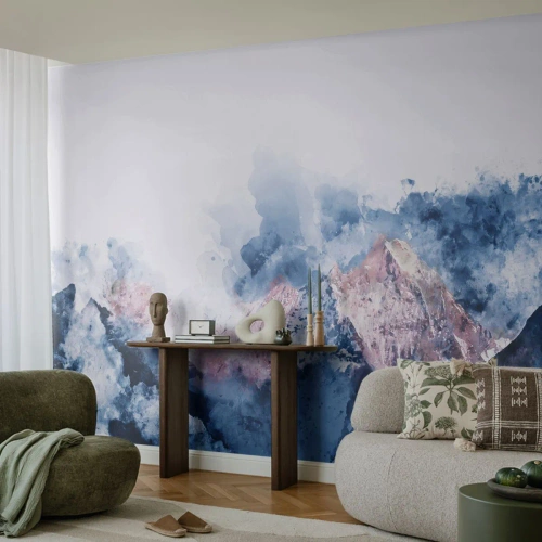 Fototapeta Premium Canvas - To jsou vrcholy! - Abstrakce, Kus, hory - 250x175 cm