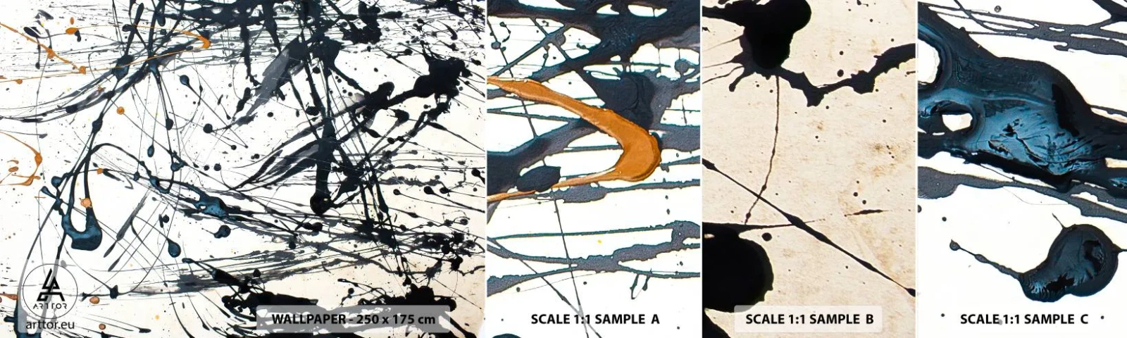 Fototapeta Vzorek Standard Eco - Expresionistická abstrakce - Abstrakce, Kus, Umělecký - 100x30 cm