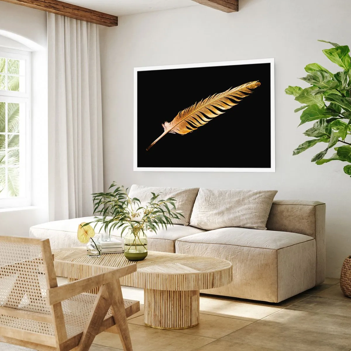 Plakát - Krásne peříčko… - 50x40 cm