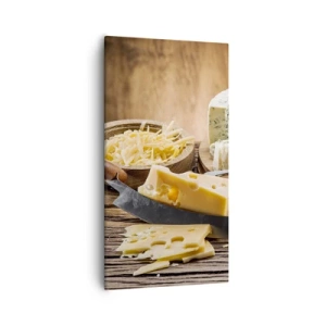 Obraz na plátně - Usměj se na sýr - 55x100 cm