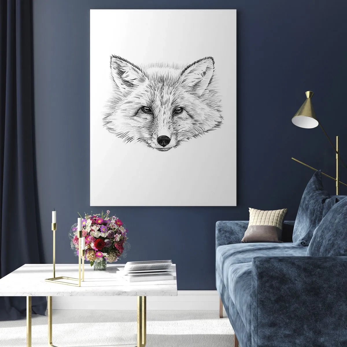 Obraz na skle - Mohou tyto oči lhát? - 50x70 cm