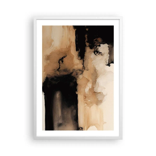 Plakát v bílém rámu - Poutavá abstrakce - 50x70 cm