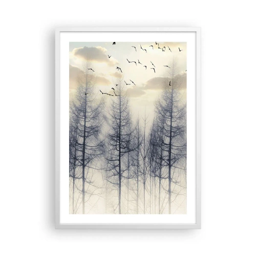 Plakát v bílém rámu - Duchové lesa - 50x70 cm