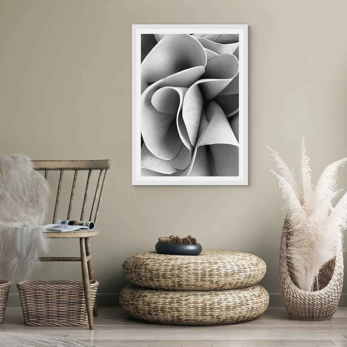 Plakát v bílém rámu - Děje se ve vesmíru - 50x70 cm