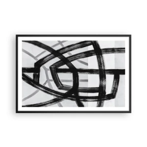 Plakát v černém rámu - Hloubka - 91x61 cm