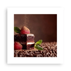 Plakát - Život je sladký - 30x30 cm