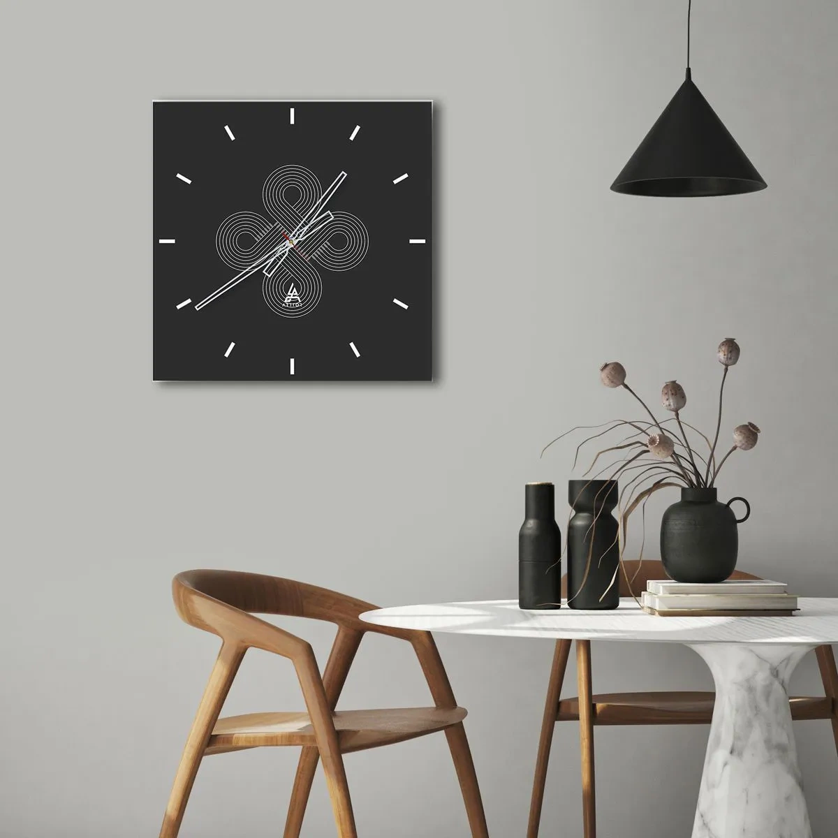 Nástěnné hodiny - V keltském duchu - 30x30 cm