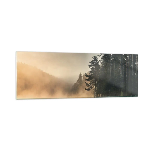Obraz na skle - Zrození dne - 90x30 cm