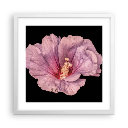 Plakát v bílém rámu - Přímo do srdce - 40x40 cm