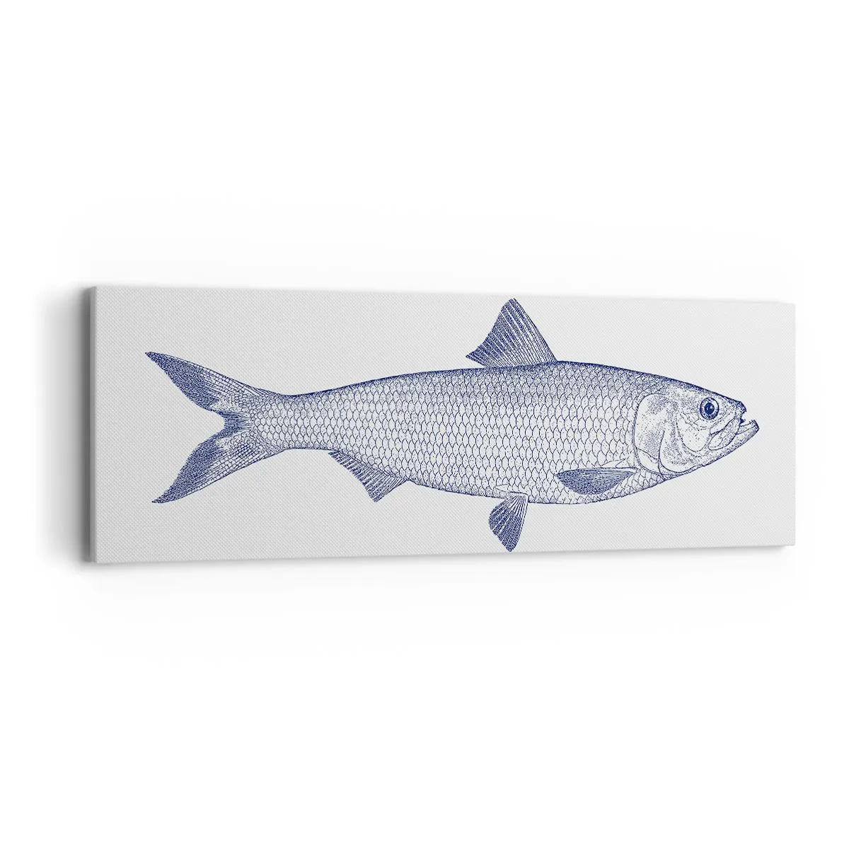 Obraz na plátně - Pozdravy ze severních moří - 90x30 cm