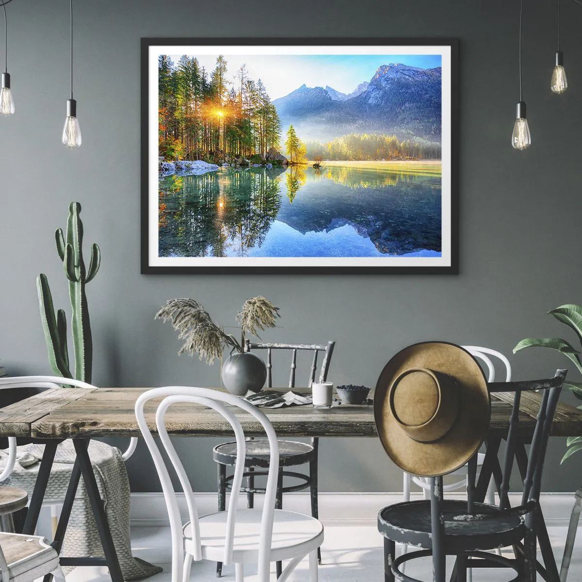 Plakát v černém rámu - Majestát a sladkost - 91x61 cm