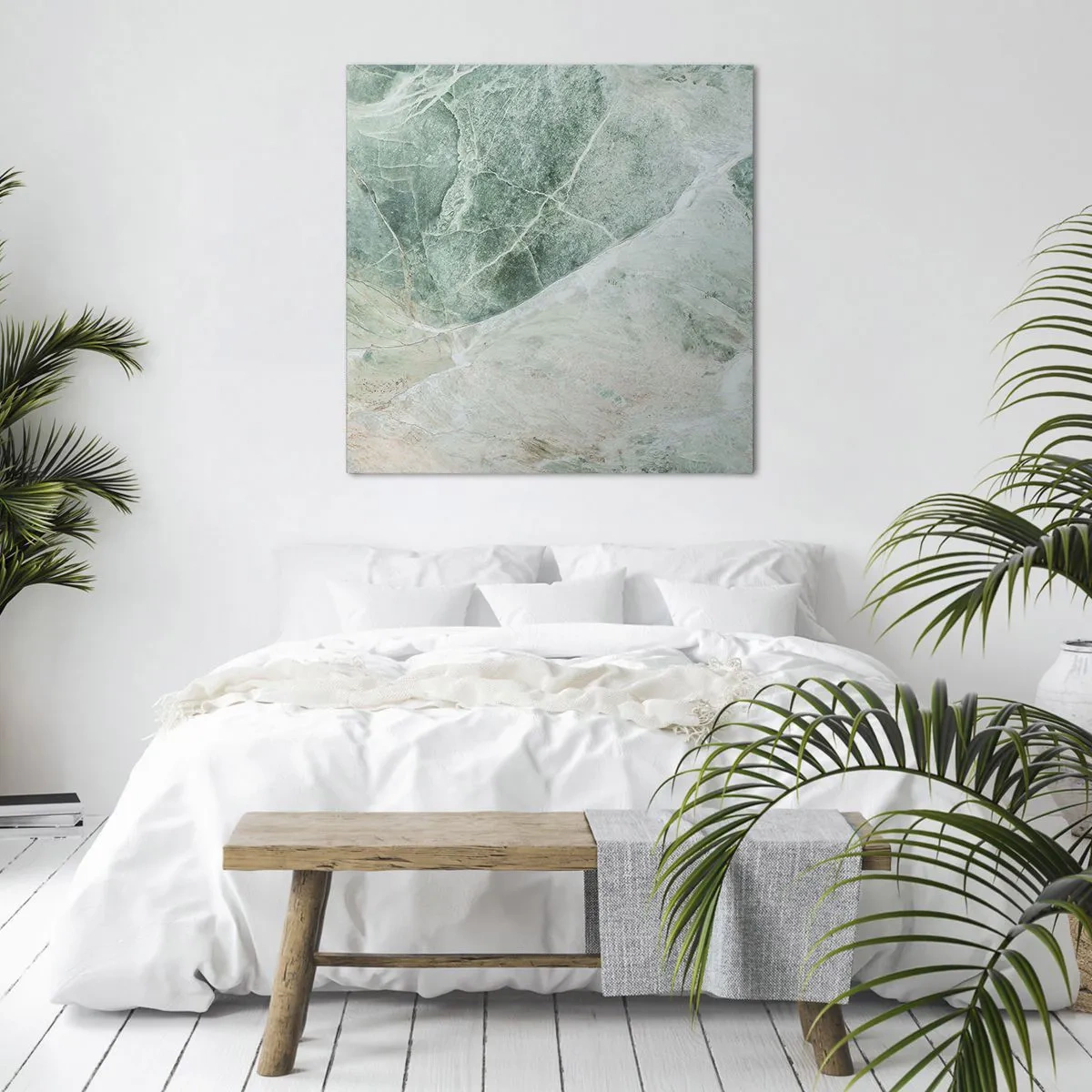 Obraz na plátně - Ctný chlad kamene - 40x40 cm