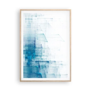 Plakát v rámu světlý dub - Jak se stal prostor - 70x100 cm