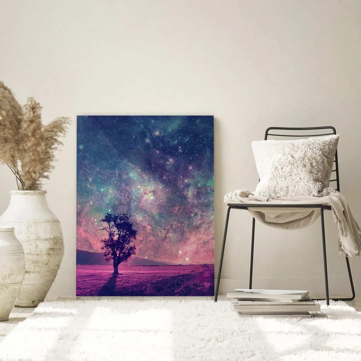 Obraz na skle - Pod magickou oblohou - 50x70 cm