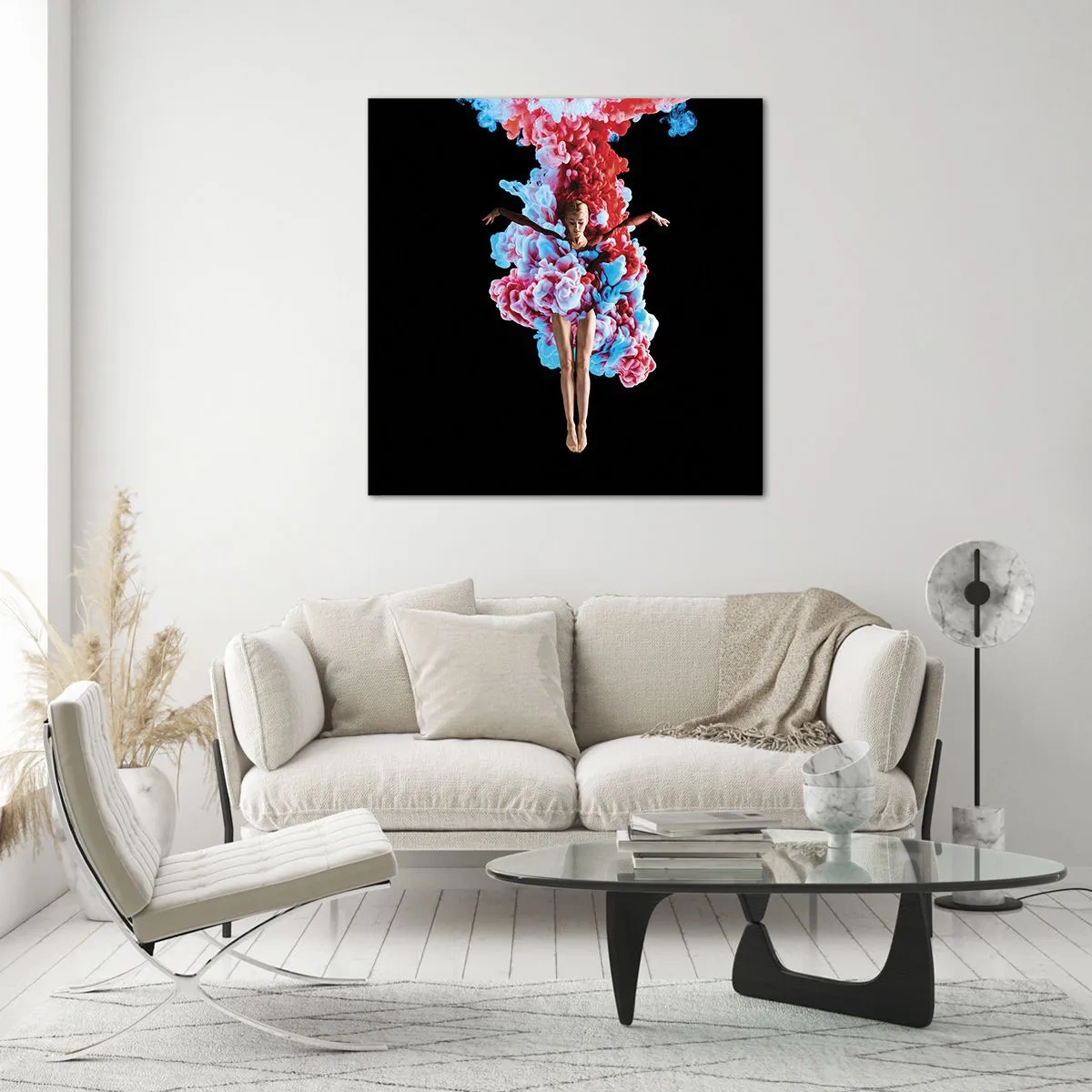 Obraz na skle - V plném květu - 70x70 cm