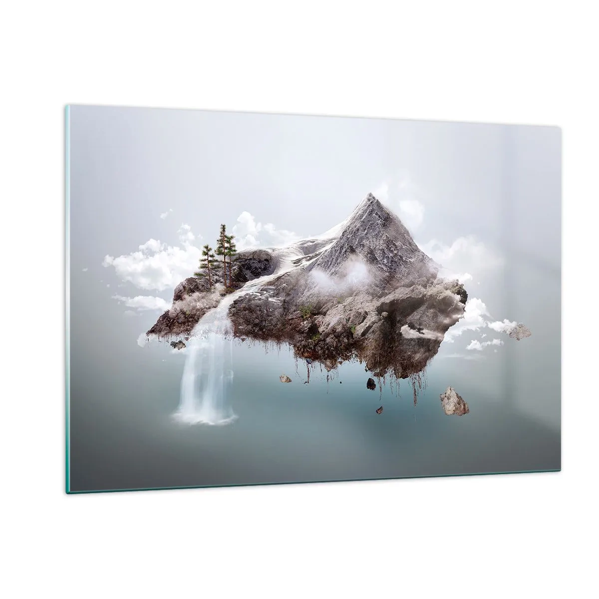 Obraz na skle - Pohled surrealisty - 120x80 cm