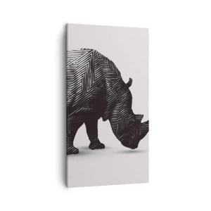 Obraz na plátně - Geometrická krása přírody - 45x80 cm