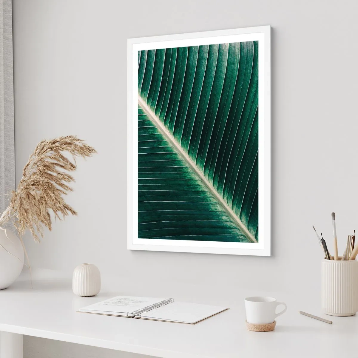 Plakát v bílém rámu - Rytmus přírody - 30x40 cm