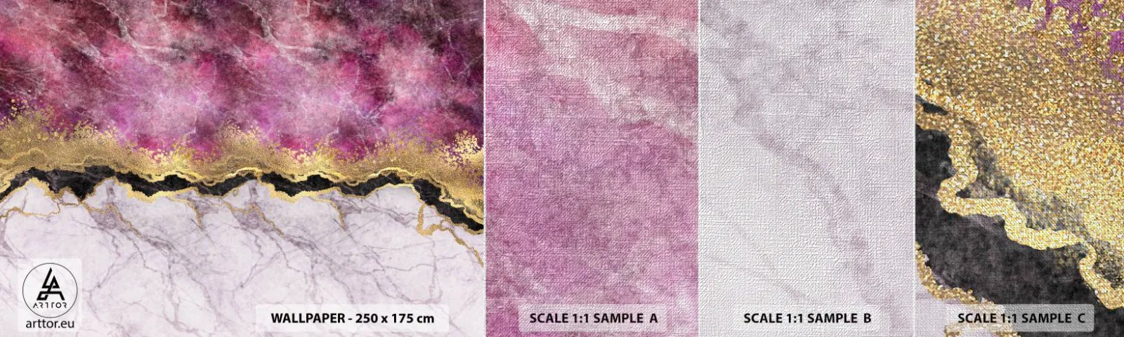 Vzor Fototapety Premium Canvas - Na hranici - Abstrakce, Kus, Textura - 100x30 cm