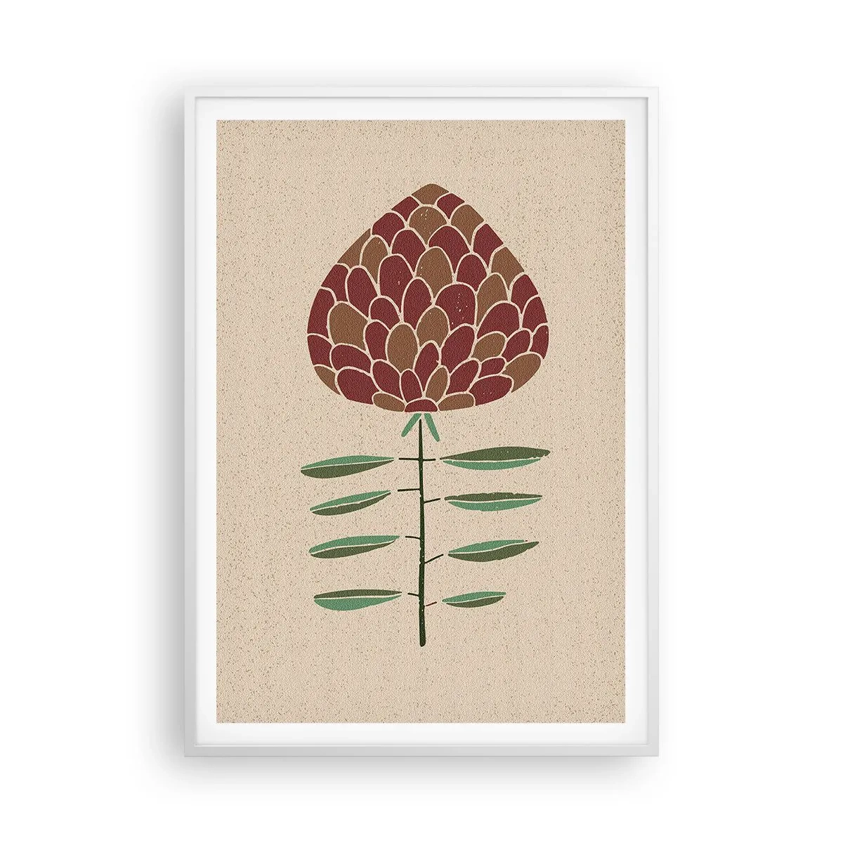 Plakát v bílém rámu - Šéf šéfů - 70x100 cm