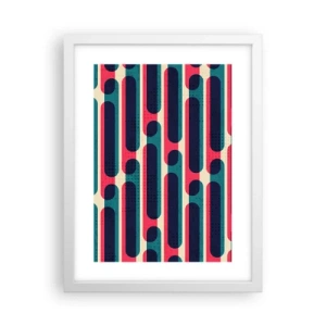 Plakát v bílém rámu - Dovnitř a dopředu - 30x40 cm