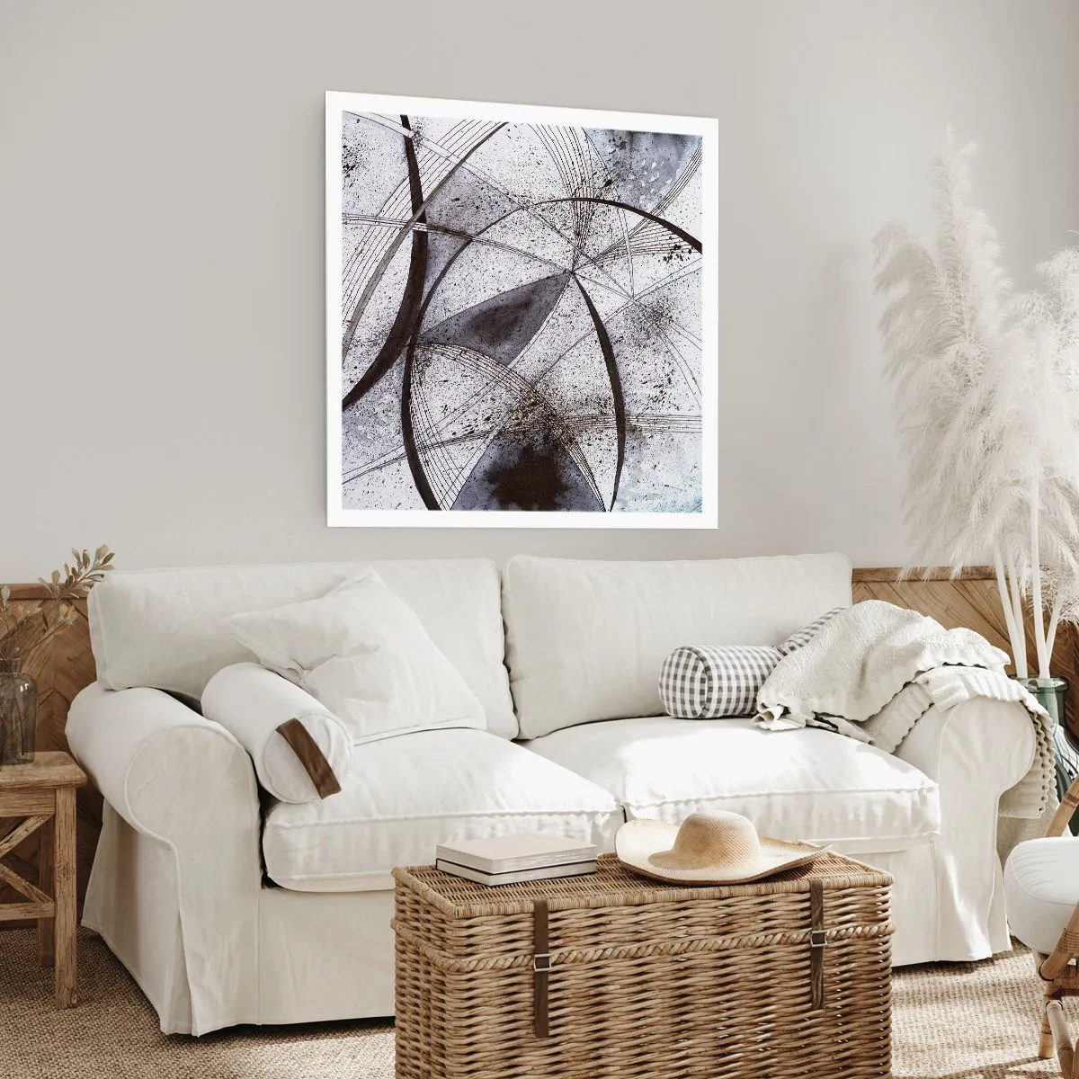 Plakát - Futuristická fantazie - 60x60 cm