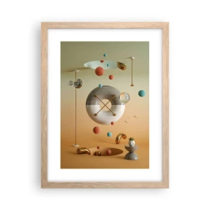 Plakát v rámu světlý dub - Vše je možné - 30x40 cm