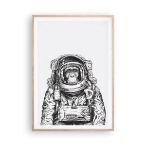 Plakát v rámu světlý dub - Alternativní vývoj - 70x100 cm