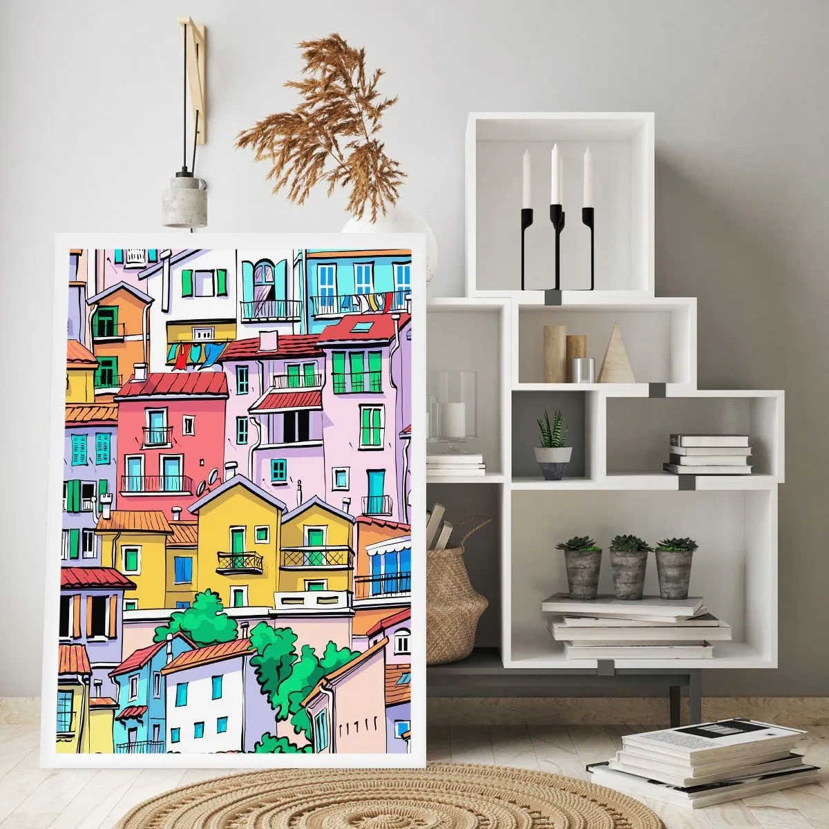 Plakát - Veselé město - 50x70 cm