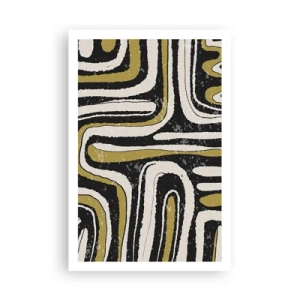 Plakát - Kompozice: trakty a uličky - 61x91 cm