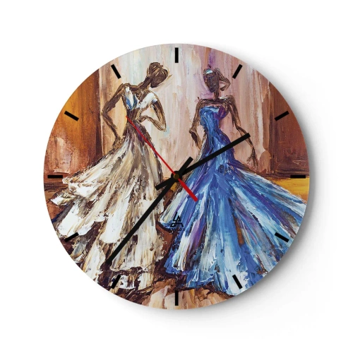Nástěnné hodiny - Půvabné duo - 40x40 cm