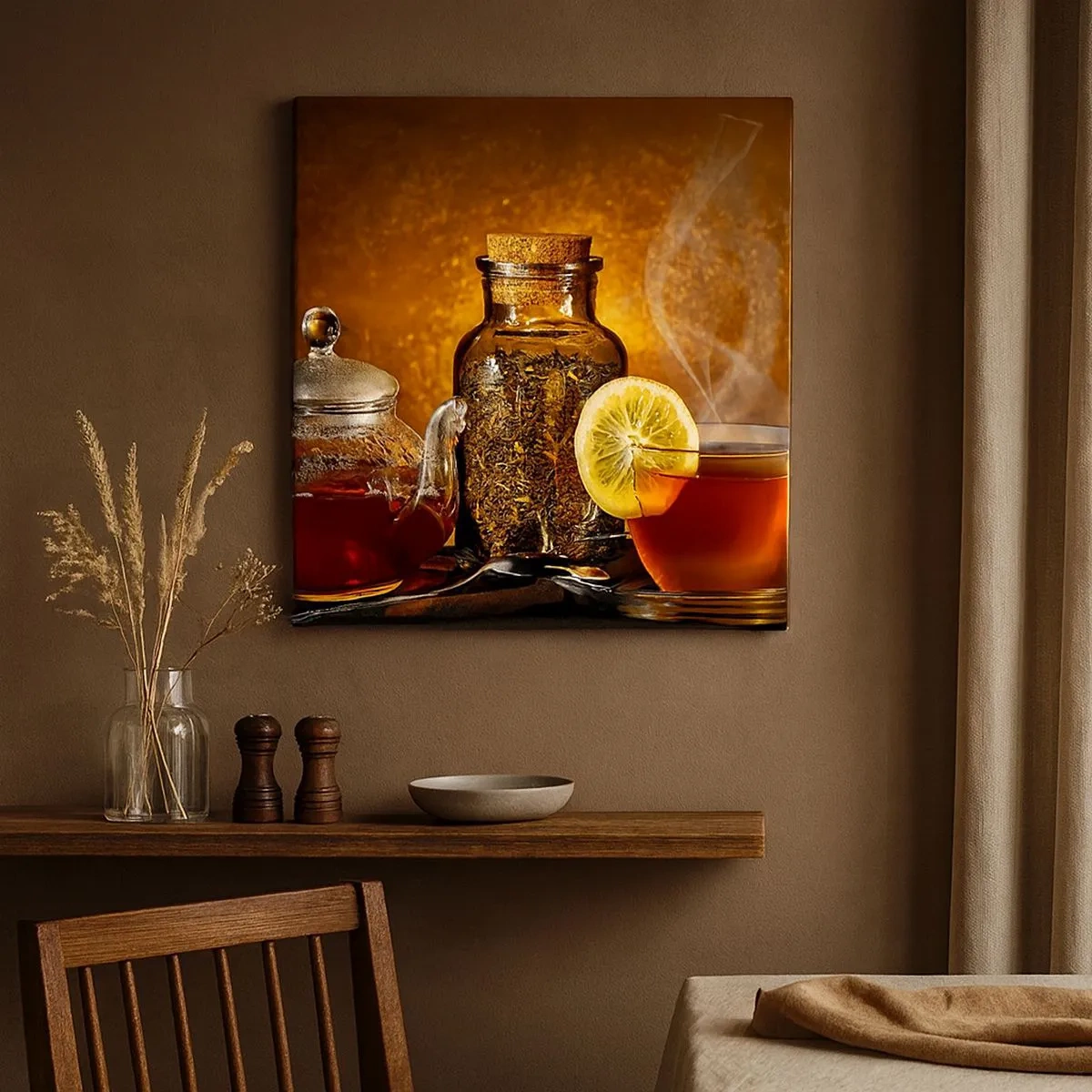 Obraz na plátně - Ve stylu nizozemských mistrů - 30x30 cm