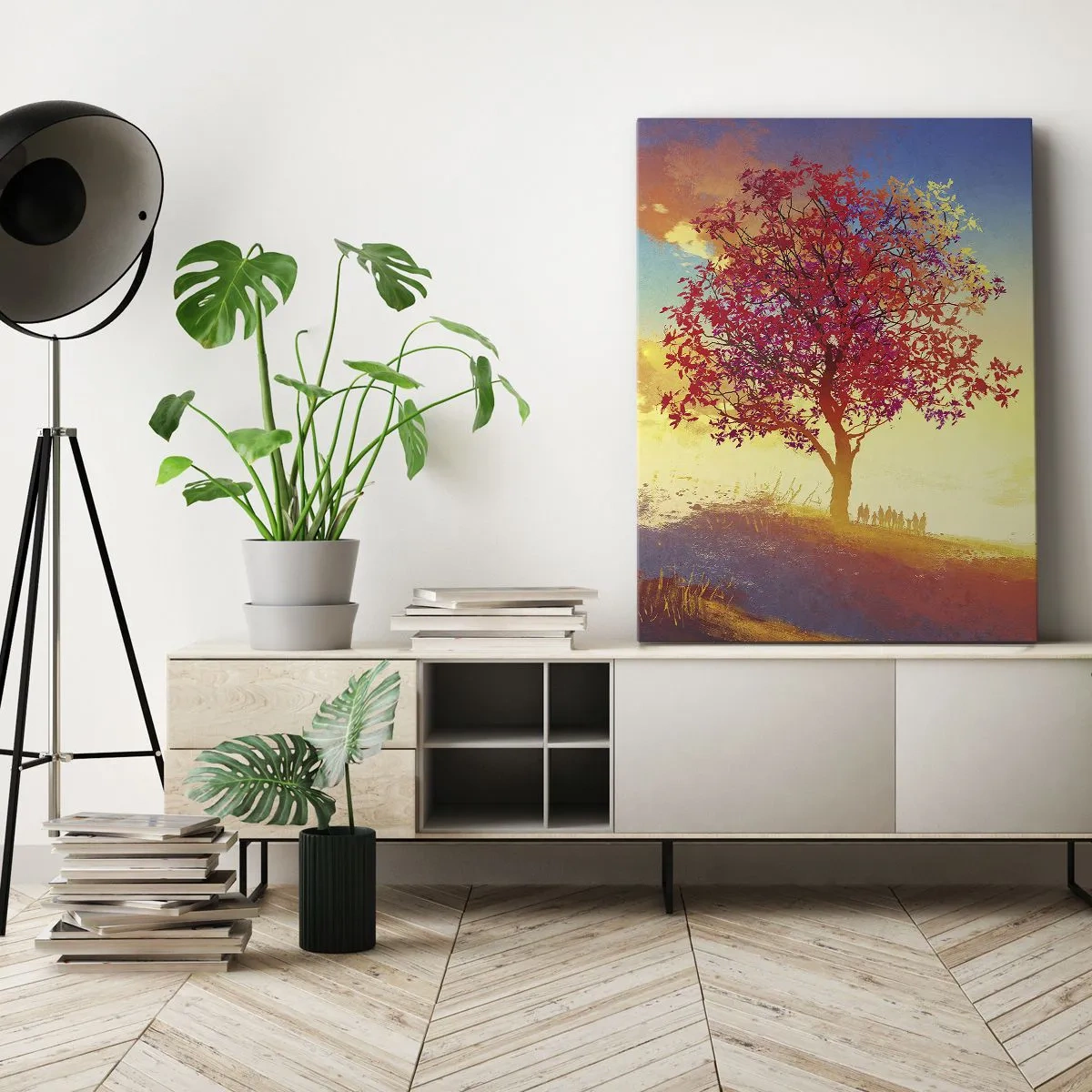 Obraz na plátně - Poutník u cíle - 70x100 cm