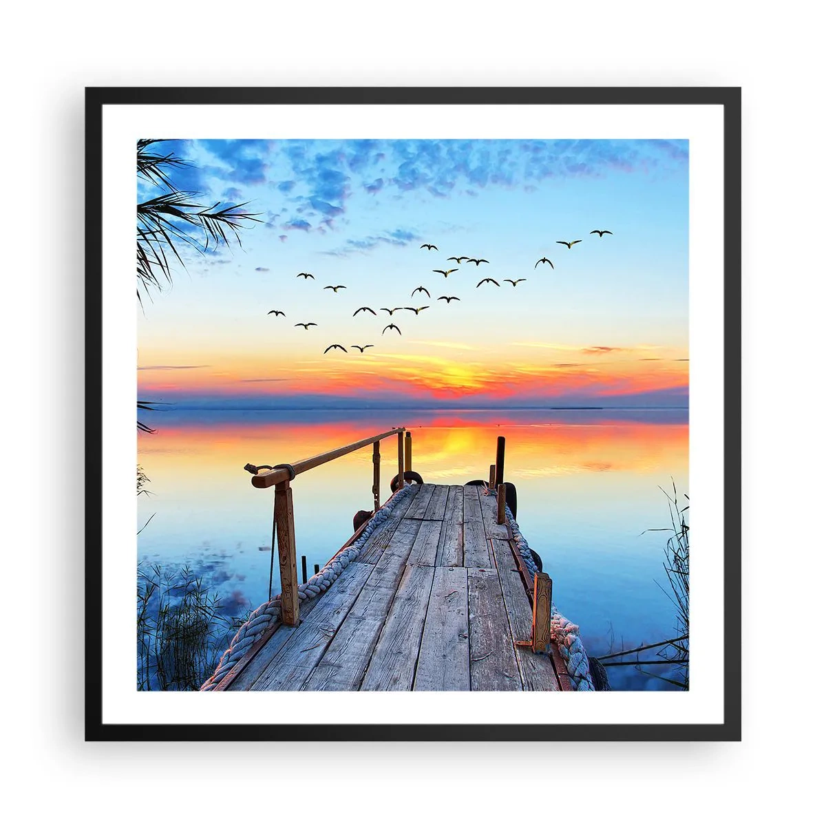 Plakát v černém rámu - Je čas vrátit se… - 60x60 cm
