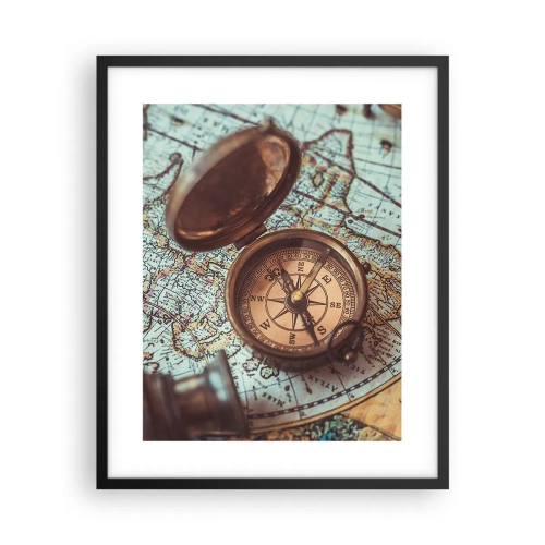 Plakát v černém rámu - Pro dobrodruha - 40x50 cm