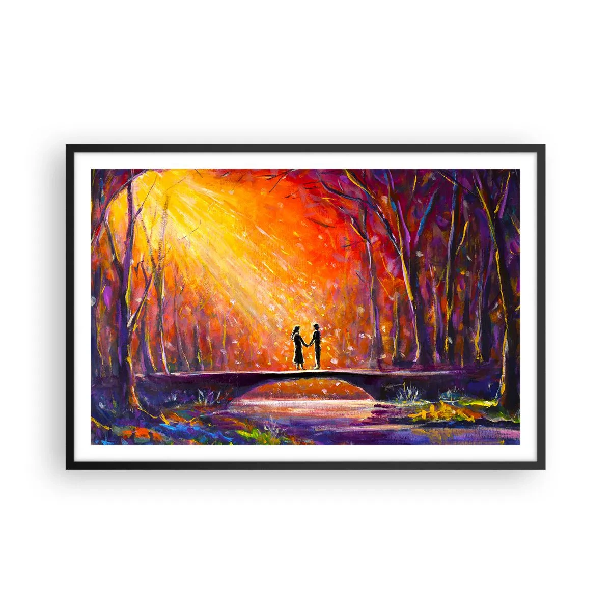 Plakát v černém rámu - Nebe je taky miluje - 91x61 cm