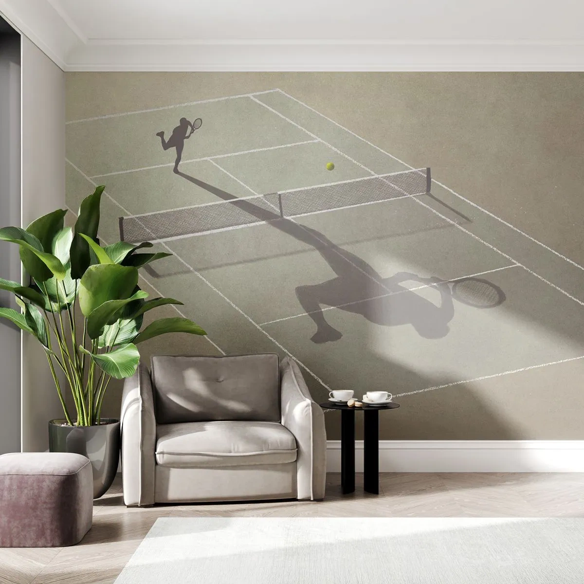 Fototapeta Premium Canvas - Dobývání sama sebe - Tenis, soudy, Sport - 500x350 cm