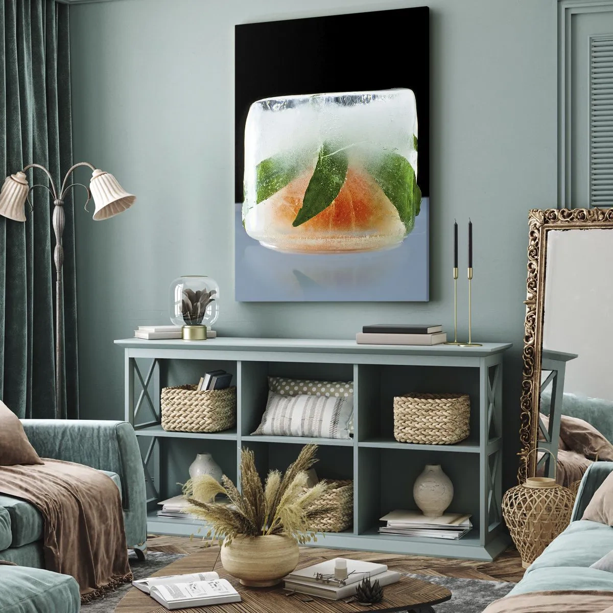 Obraz na plátně - Svěžest a osvěžení - 55x100 cm