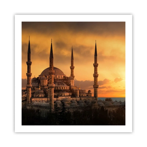 Plakát - Bůh je velký - 60x60 cm