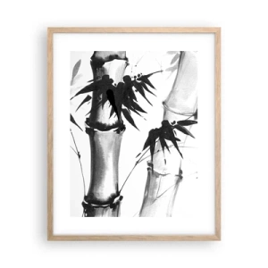 Plakát v rámu světlý dub - Blízký záběr na orient - 40x50 cm