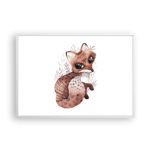 Plakát v bílém rámu - Prostě se zamilovat - 100x70 cm