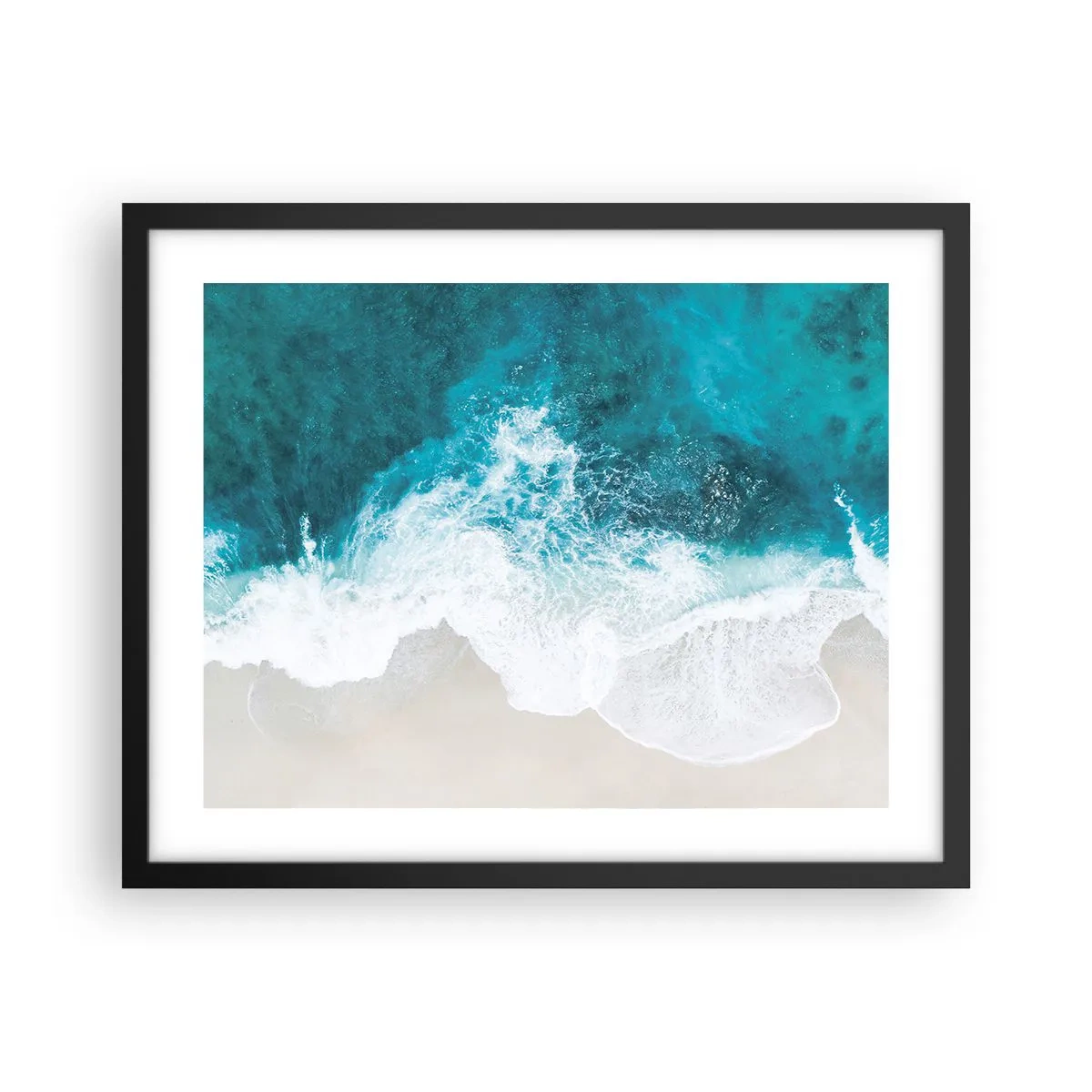 Plakát v černém rámu - Přirozené pohlazení - 50x40 cm