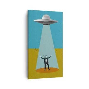 Obraz na plátně - Blízké setkání - 45x80 cm