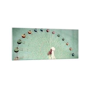 Obraz na skle - Zveme vás k zábavě - 120x50 cm