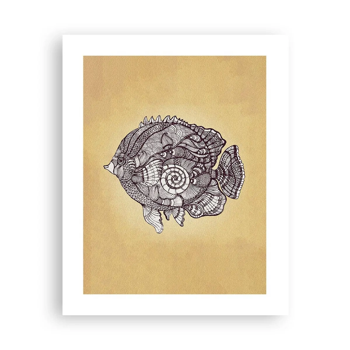 Plakát - Z oceánu ornamentů - 40x50 cm