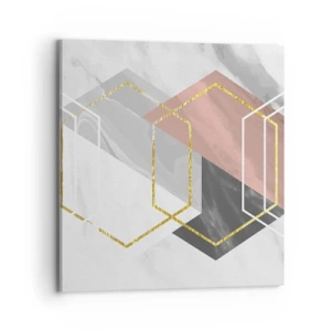 Obraz na plátně - Řetězová kompozice - 70x70 cm