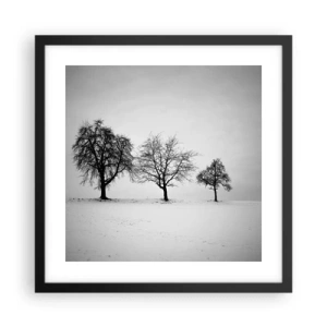 Plakát v černém rámu - O čem sní? - 40x40 cm