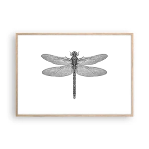 Plakát v rámu světlý dub - Přesnost přírody - 100x70 cm